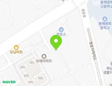 강원특별자치도 동해시 효자로 600-4 (동회동) 지도