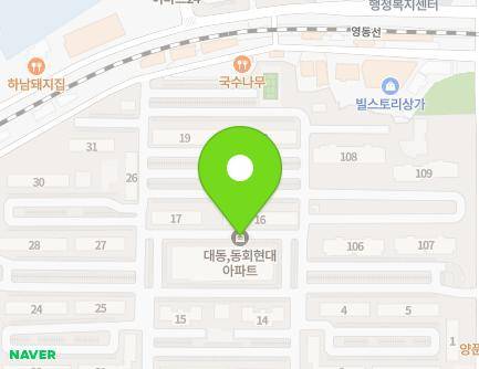 강원특별자치도 동해시 청운1길 29 (동회동, 대동아파트,동회동현대아파트) 지도