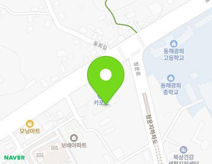 강원특별자치도 동해시 효자로 600-3 (동회동, 무릉아파트) 지도
