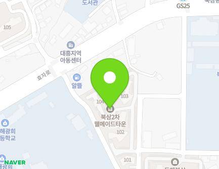 강원특별자치도 동해시 효자로 636-2 (동회동, 북삼2차웰메이드타운) 지도