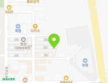 강원특별자치도 동해시 효자남길 8-7 (동회동, 협성2차아파트) 지도
