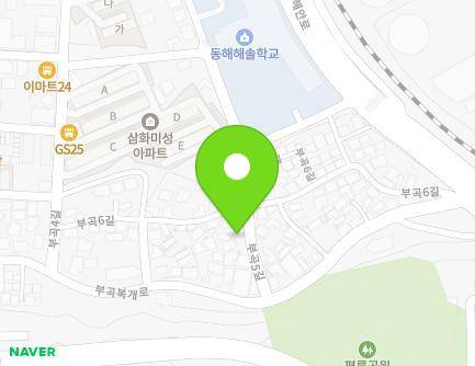 강원특별자치도 동해시 부곡5길 5 (부곡동) 지도