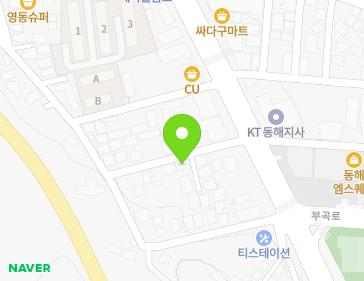 강원특별자치도 동해시 가마골길 20-14 (부곡동, 피자뱅크) 지도