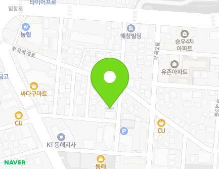 강원특별자치도 동해시 부곡1길 7 (부곡동, 로얄장) 지도