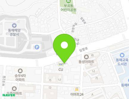 강원특별자치도 동해시 임항로 52 (부곡동, 무릉체육관) 지도