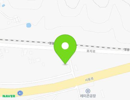 강원특별자치도 동해시 효자로 436 (쇄운동, 태건산업) 지도