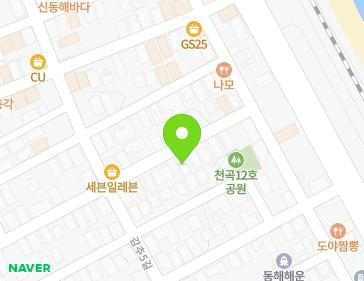 강원특별자치도 동해시 감추2길 32-1 (천곡동, 남선3차빌라) 지도