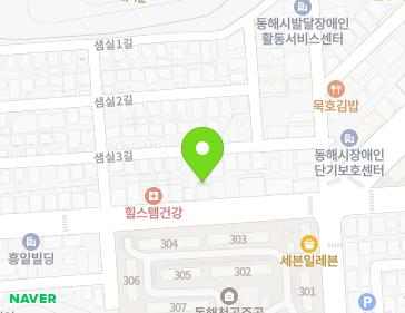 강원특별자치도 동해시 한섬로 51 (천곡동, 놀부보쌈) 지도