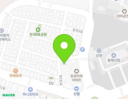 강원특별자치도 동해시 천곡2길 8 (천곡동, 동해시생활문화센터) 지도