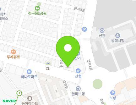 강원특별자치도 동해시 천곡로 67 (천곡동) 지도