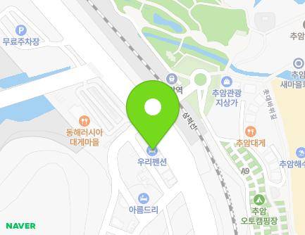 강원특별자치도 동해시 추암택지길 3-2 (추암동) 지도