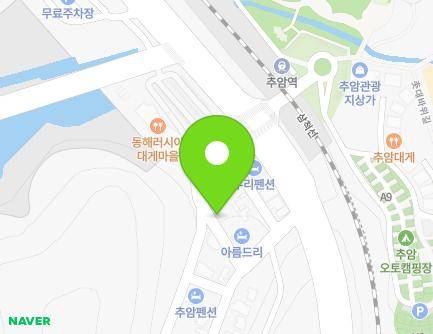 강원특별자치도 동해시 추암택지길 11-2 (추암동) 지도