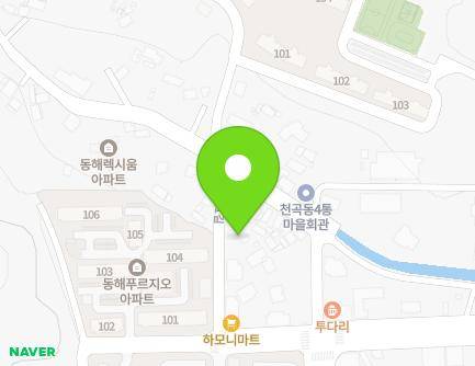강원특별자치도 동해시 평릉1길 46 (평릉동) 지도