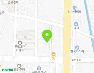 강원특별자치도 동해시 효가로 6-2 (효가동, 명보원룸) 지도