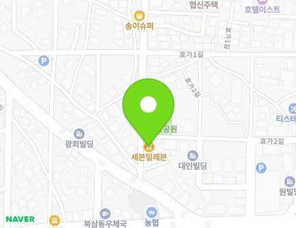 강원특별자치도 동해시 효가3길 6 (효가동, 스쿨룩스) 지도