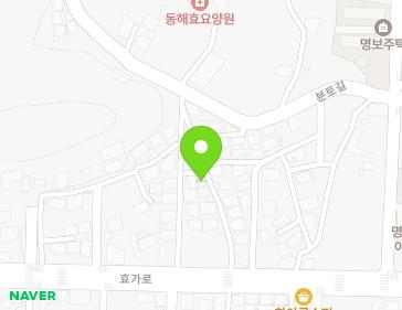 강원특별자치도 동해시 효가로 32-13 (효가동) 지도