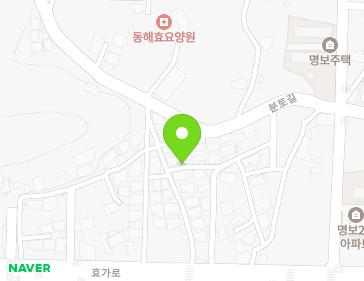 강원특별자치도 동해시 효가로 32-16 (효가동) 지도