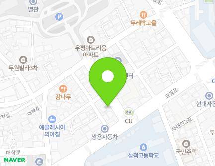 강원특별자치도 삼척시 교동로 17-17 (교동, ㈜상록이앤씨) 지도