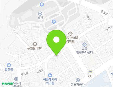 강원특별자치도 삼척시 대학로 76 (교동, 큰손숯불갈비) 지도