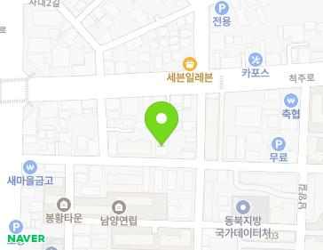 강원특별자치도 삼척시 남양안길 33 (남양동, 대산원룸) 지도