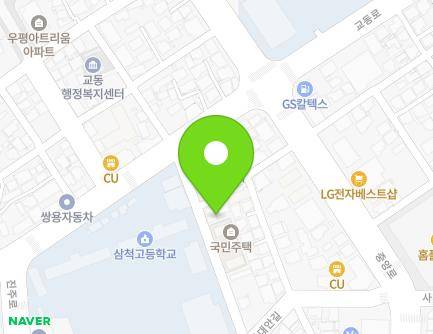 강원특별자치도 삼척시 사대안길 37-56 (당저동, 치킨파티) 지도