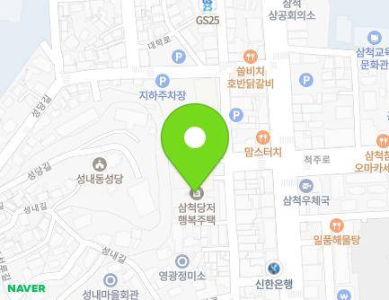 강원특별자치도 삼척시 대학로 29 (당저동, LH당저행복주택) 지도