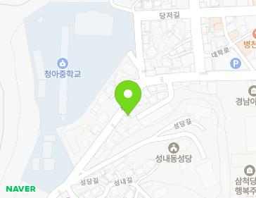 강원특별자치도 삼척시 성당길 54 (당저동, 거성하이츠빌라) 지도