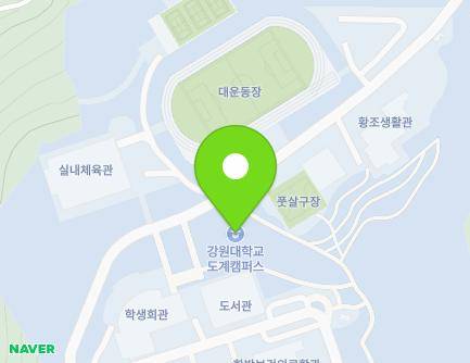 강원특별자치도 삼척시 도계읍 황조길 346 (강원대학교도계캠퍼스) 지도