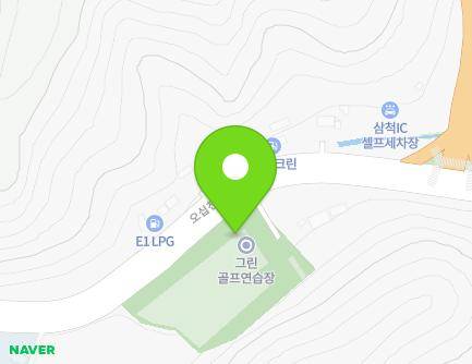 강원특별자치도 삼척시 오십천로 102-12 (등봉동, 그린골프연습장) 지도