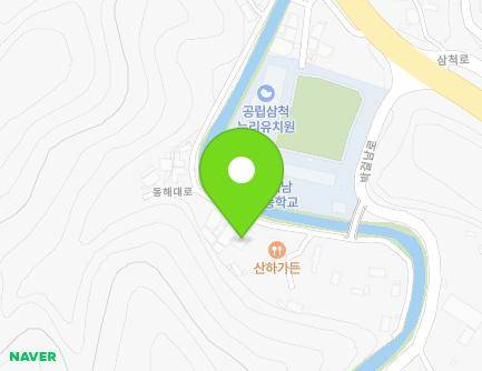 강원특별자치도 삼척시 동해대로 3785-98 (오분동, 동방빌라) 지도