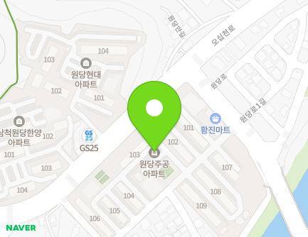 강원특별자치도 삼척시 원당로2길 20 (원당동, 주공아파트) 지도