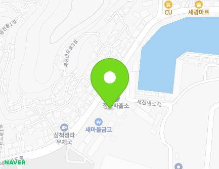 강원특별자치도 삼척시 새천년도로 38 (정하동, 청파마트) 지도
