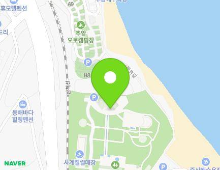 강원특별자치도 삼척시 수로부인길 333 (증산동, 이사부사자공원) 지도