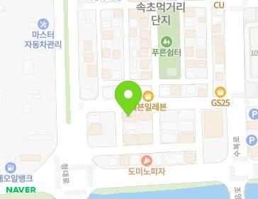강원특별자치도 속초시 먹거리2길 6 (교동) 지도