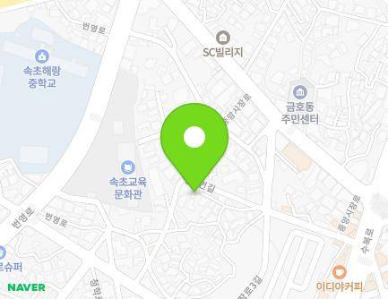 강원특별자치도 속초시 번영로72번길 43-7 (금호동) 지도