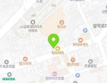 강원특별자치도 속초시 중앙로 117 (금호동) 강원특별자치도 속초시 중앙로 117 (금호동) 지도