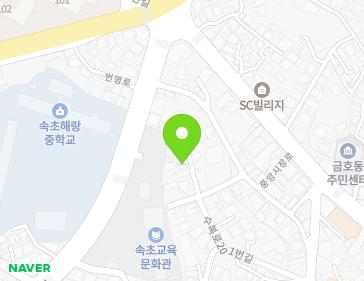 강원특별자치도 속초시 수복로201번길 25-3 (금호동) 지도