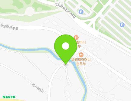 강원특별자치도 속초시 학사평길 5 (노학동, 학사평장수마을회관) 지도