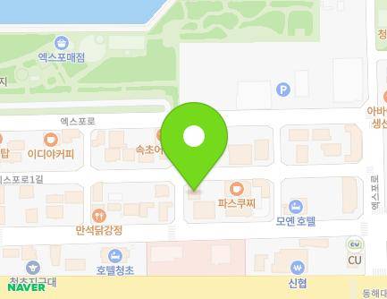강원특별자치도 속초시 엑스포로1길 19 (조양동) 지도
