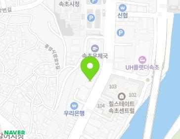 강원특별자치도 속초시 중앙로 167 (중앙동) 지도