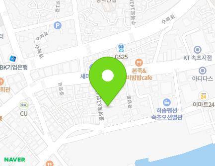 강원특별자치도 속초시 중앙로82번길 11 (청학동) 지도