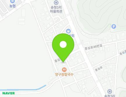강원특별자치도 양구군 양구읍 중심로 41-9 (정원연립) 지도
