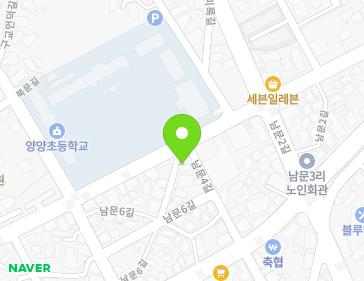 강원특별자치도 양양군 양양읍 남문4길 9 (다가구주택) 지도