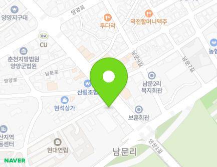 강원특별자치도 양양군 양양읍 남문로 7-1 (서울의원) 지도