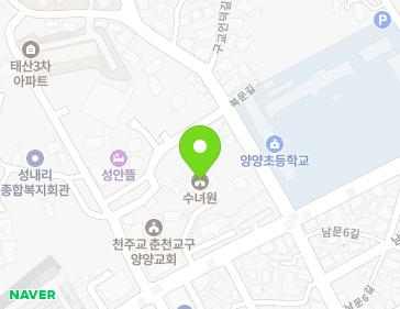 강원특별자치도 양양군 양양읍 군청길 17 (양양천주교회) 지도