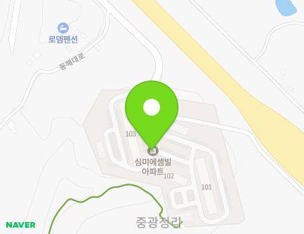 강원특별자치도 양양군 현북면 동해대로 1611-7 (심미아파트) 지도