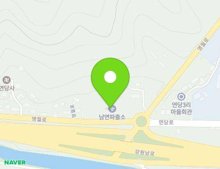 강원특별자치도 영월군 남면 영월로 815 (남면파출소) 지도