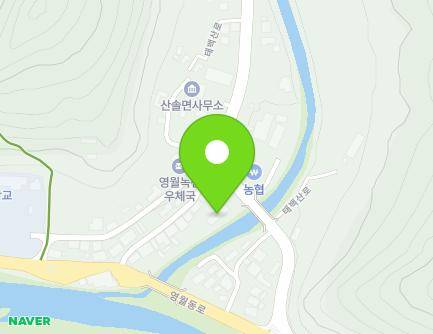 강원특별자치도 영월군 산솔면 태백산로 1212 지도