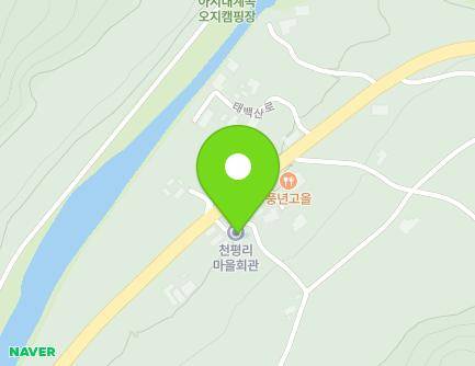 강원특별자치도 영월군 상동읍 태백산로 2820-6 (천평리임산물가공시설) 지도