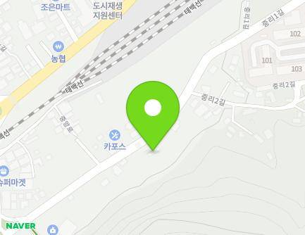 강원특별자치도 영월군 영월읍 중리1길 40 (영월원광어린이집) 지도